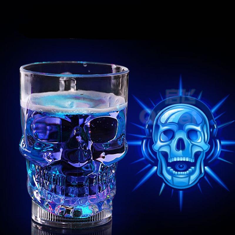 Vivid Skull Glass - LED Glasbecher