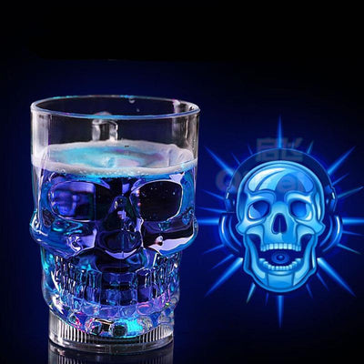 Vivid Skull Glass - LED Glasbecher