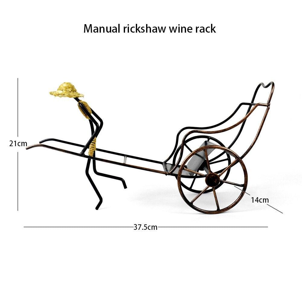 Weinträger - Rickshaw Weinregal