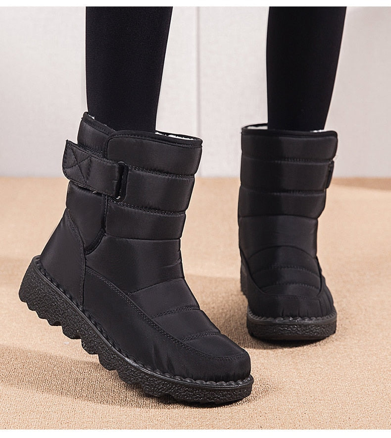 Zavando Bequeme Winterschuhe