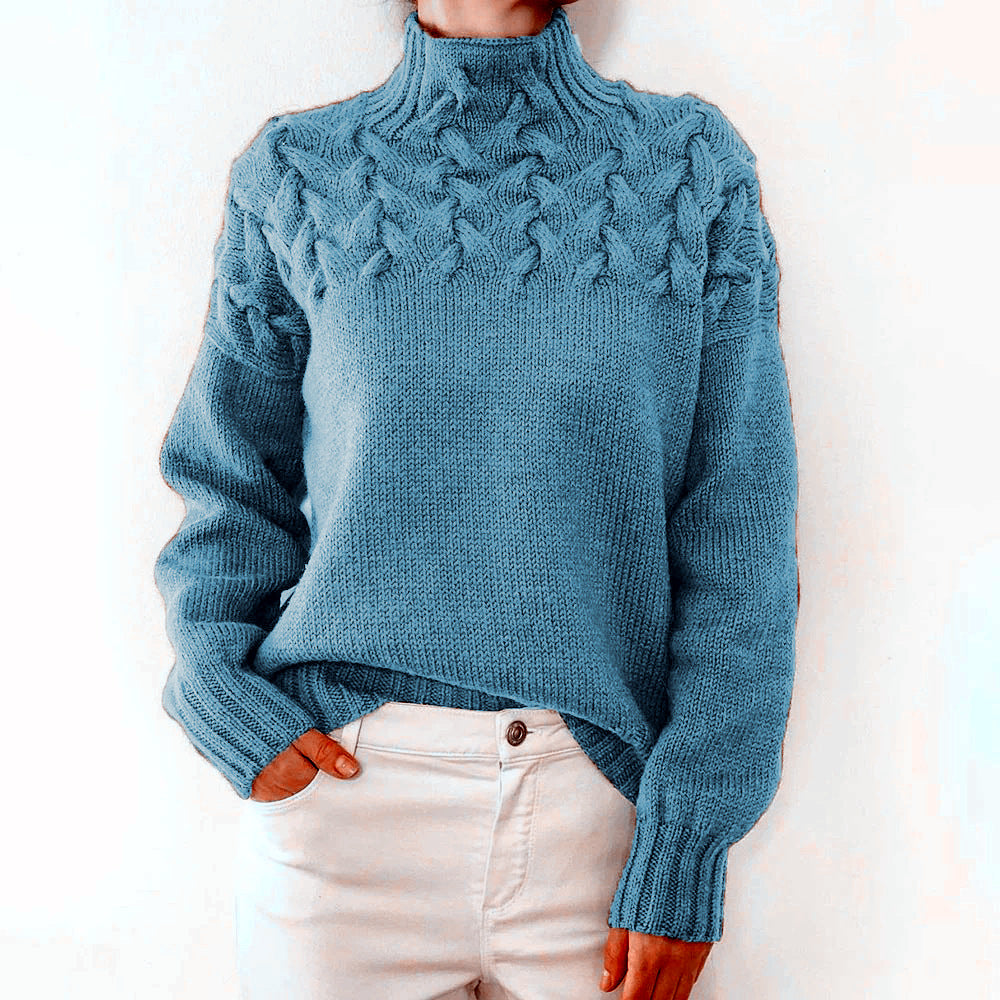 Zavando | Strickpulli mit Rollkragen